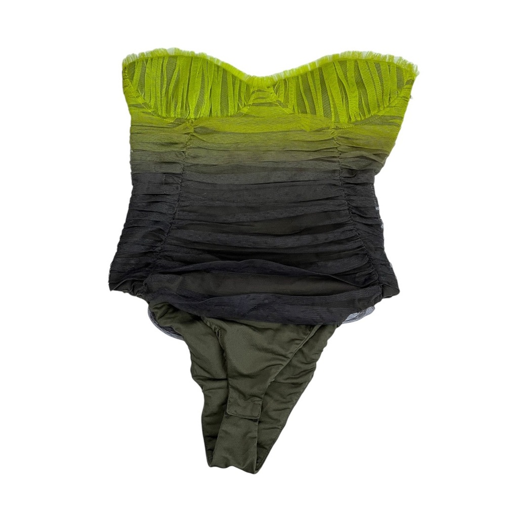 Zara NWOT Tulle Strapless Bodysuit